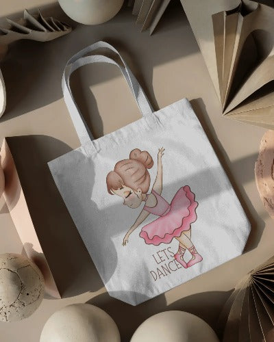 Lets Dance Unisex Tote Bag Zipper