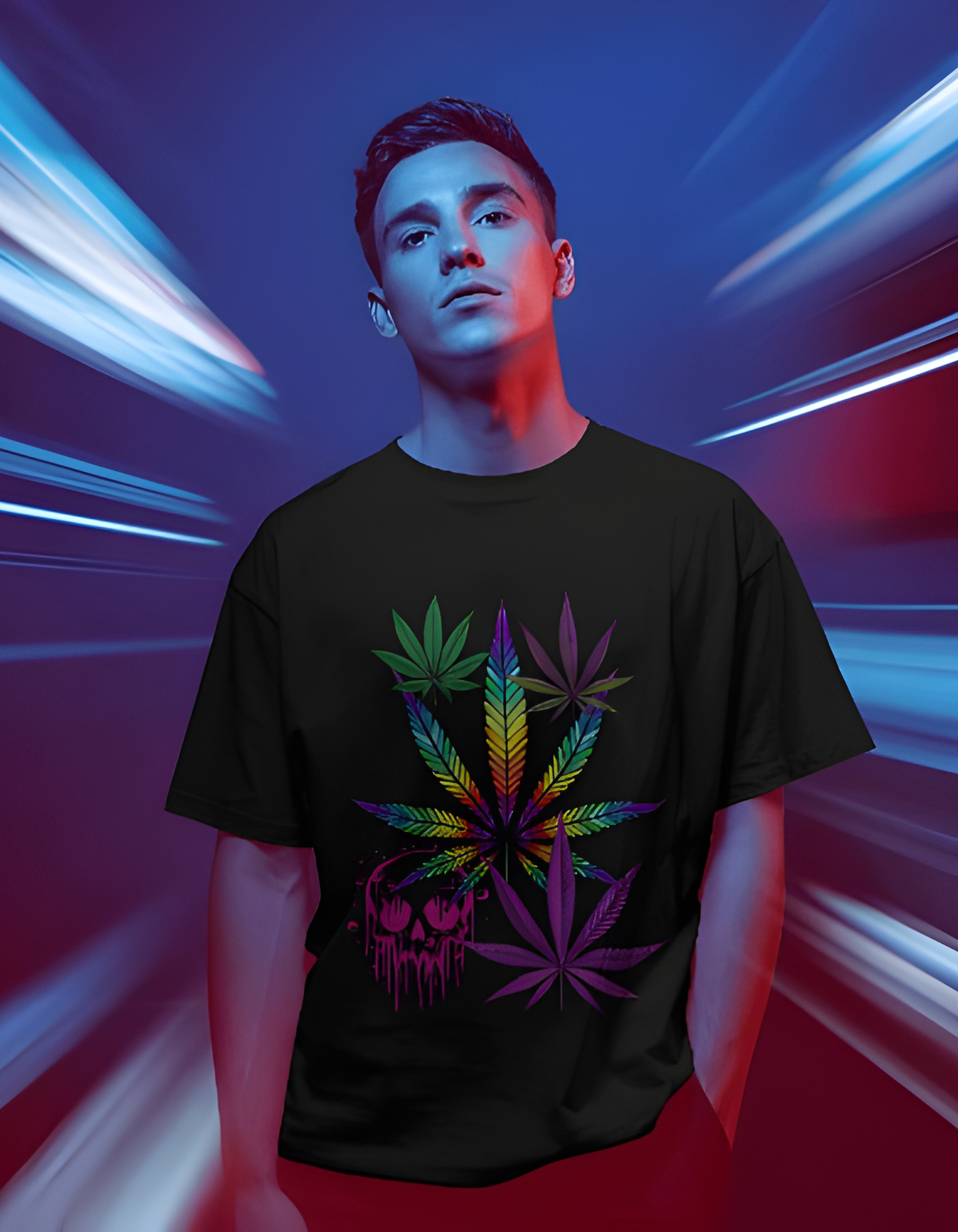 Purple Leaf Unisex Tee